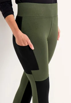 Clearance Leggings med sidfickor Leggings|Byxor