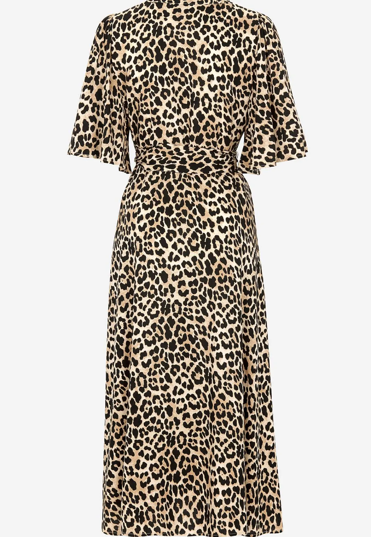 Clearance Leopardmönstrad viskosklänning Klänningar & Kjolar