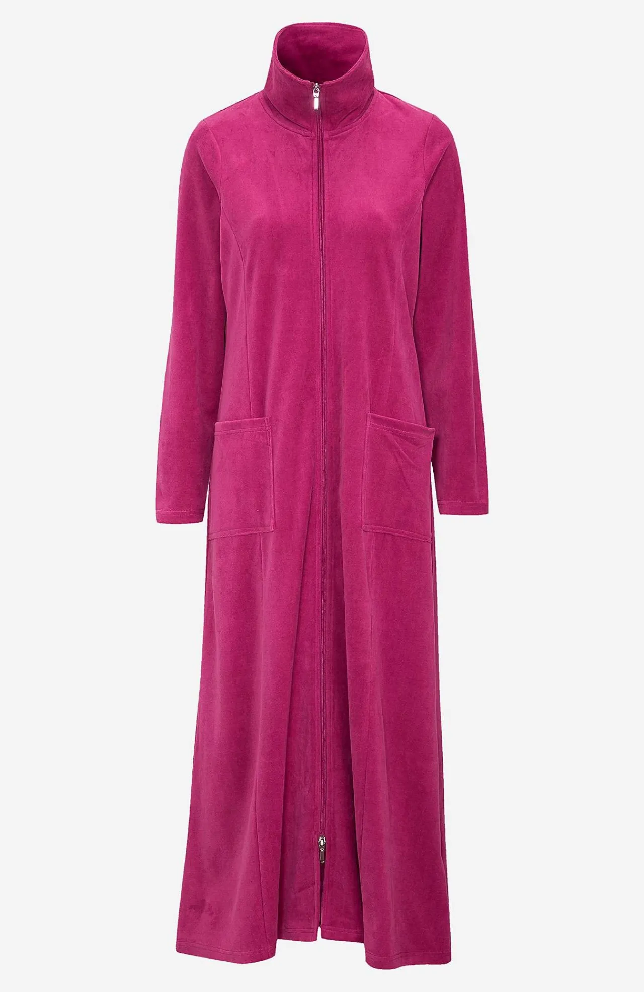 Discount Lång morgonrock i velour Wilma Plus Size|Sov- & Myskläder