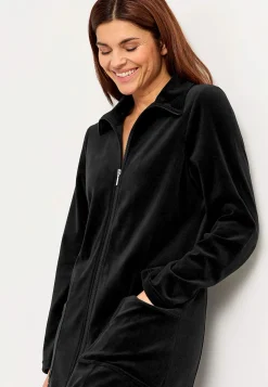 Hot Lång morgonrock i velour Wilma Basplagg|Plus Size