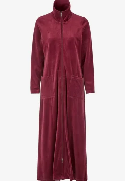 Lång morgonrock i velour Wilma Basplagg|Plus Size