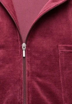 Lång morgonrock i velour Wilma Basplagg|Plus Size