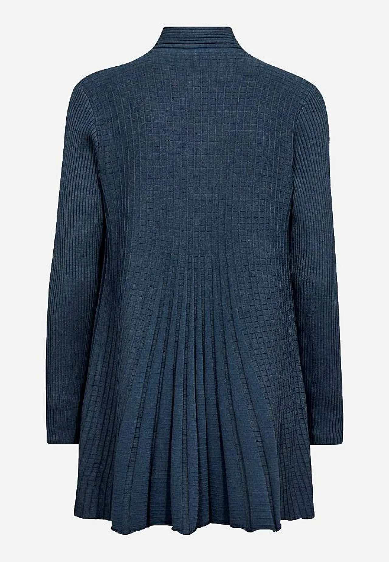 Best Lång, ribbad cardigan Claudisse Tröjor & Cardigans|Stickat