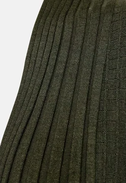 Best Lång, ribbad cardigan Claudisse Tröjor & Cardigans|Stickat