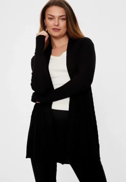 Online Lång, ribbad cardigan Claudisse Tröjor & Cardigans|Stickat