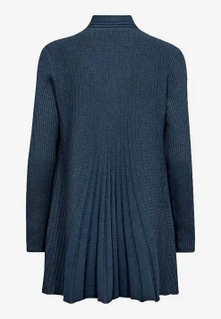 Online Lång, ribbad cardigan Claudisse Tröjor & Cardigans|Stickat