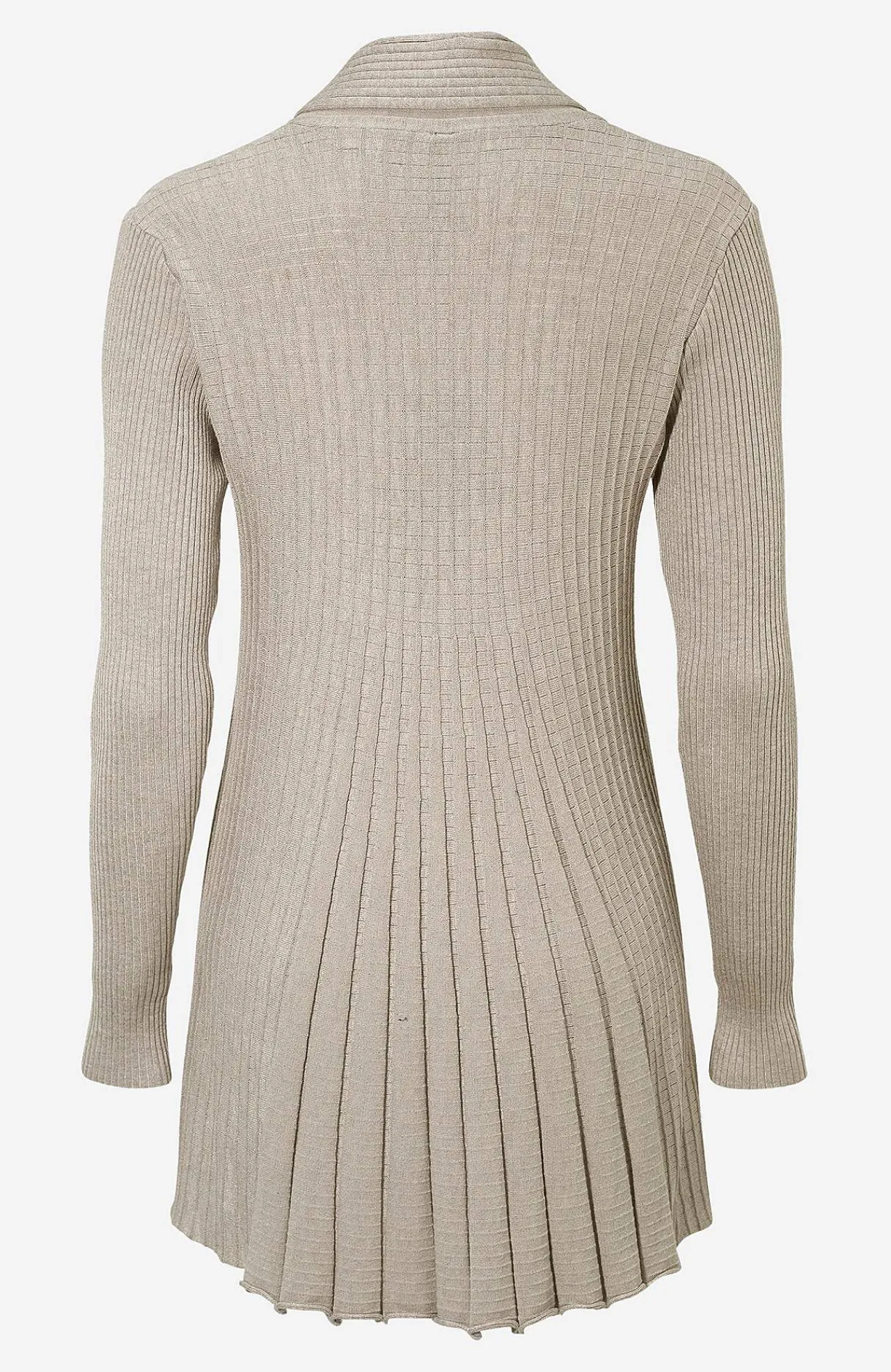 Online Lång, ribbad cardigan Claudisse Tröjor & Cardigans|Stickat