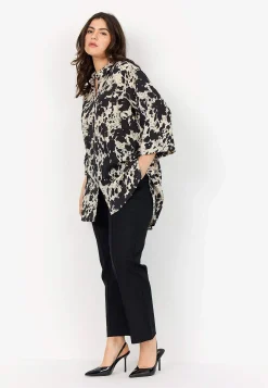 New Långskjorta med crepe-kvalitet Skjortor & Blusar|Plus Size