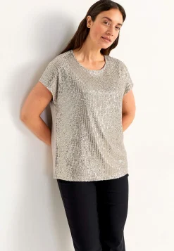 Online Lyxig paljettopp Toppar & T-Shirts|Festkläder
