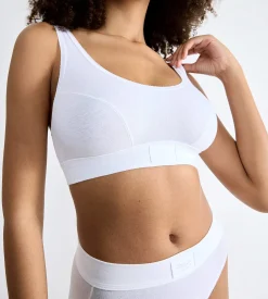 Mjuk bh-topp i bomull Double comfort Bh