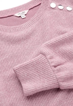 Best Mjuk trikåtröja med knappar Beata Tröjor & Cardigans|Stickat