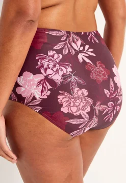 Sale Mönstrad bikinitrosa med hög midja Badkläder|Plus Size