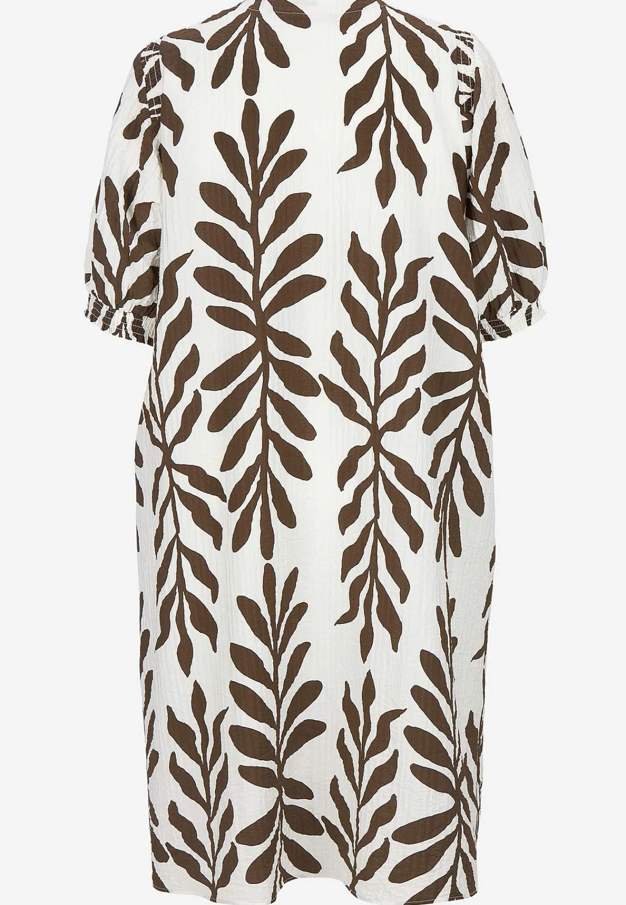 Mönstrad klänning i bäckebölja Klänningar & Kjolar|Plus Size
