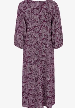 Discount Mönstrad klänning med knappar Klänningar & Kjolar|Plus Size