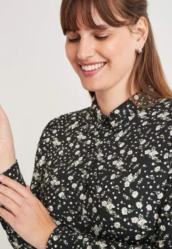 Clearance Mönstrad skjortklänning Klänningar & Kjolar|Plus Size