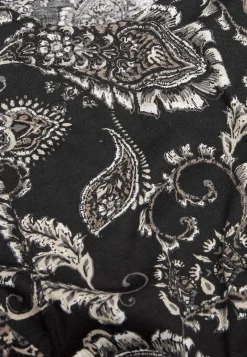 Online Mönstrad trikåklänning med fickor Plus Size