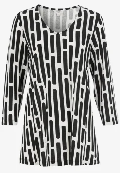 Sale Mönstrad trikåtunika Tunikor|Plus Size