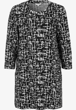 Online Mönstrad tunika med fickor Tröjor & Cardigans|Toppar & T-Shirts