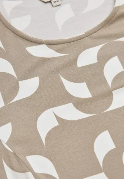 New Mönstrad tunika med fickor Tunikor|Plus Size