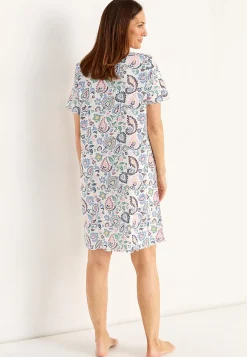 Mönstrat nattlinne Plus Size|Sov- & Myskläder