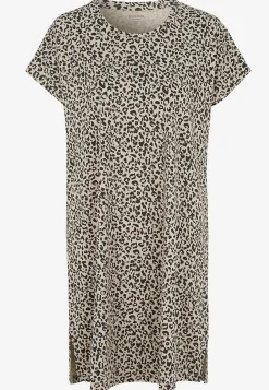 Discount Mönstrat nattlinne i bomull Plus Size|Sov- & Myskläder