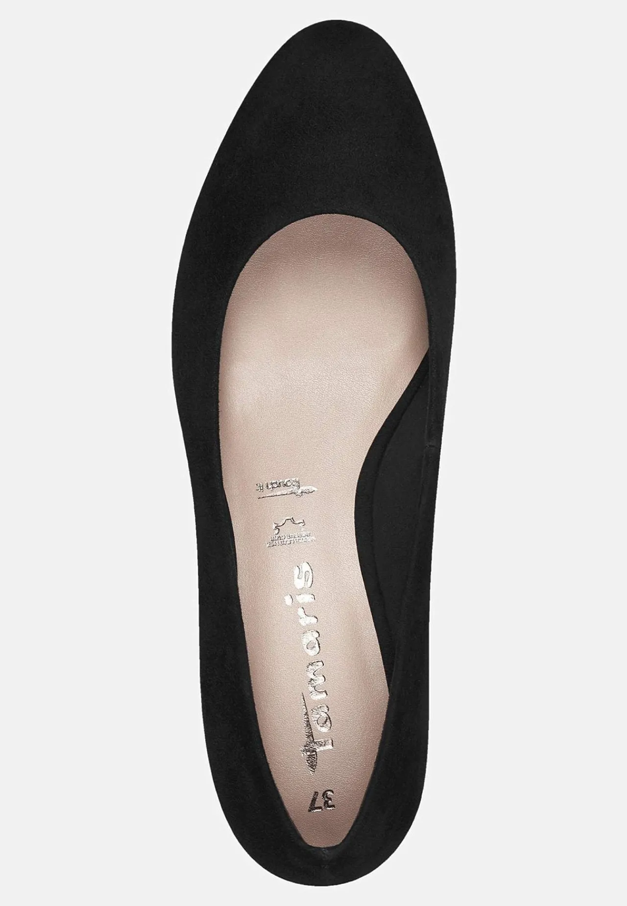 Outlet Mockasko med klädd kilklack Ballerinaskor|Skinnskor