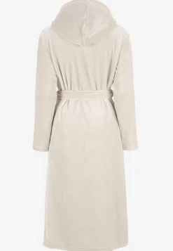 Best Morgonrock i fleece med huva Plus Size|Sov- & Myskläder