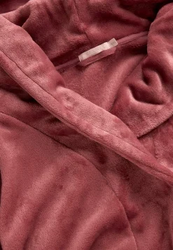 Best Morgonrock i fleece med huva Plus Size|Sov- & Myskläder