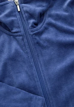 Best Morgonrock i velour Wilma Basplagg|Plus Size