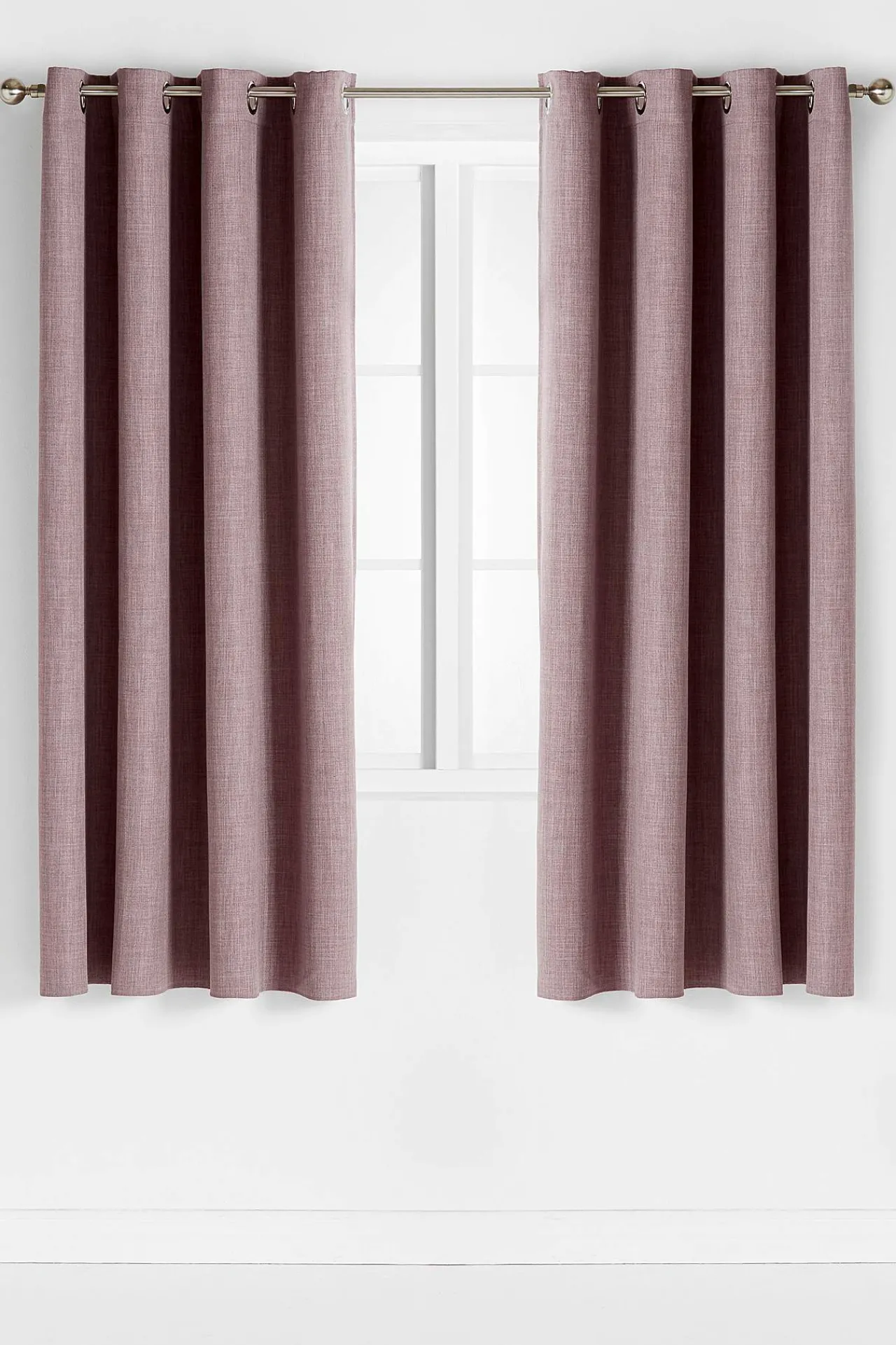 Discount Mörkläggningsgardin enfärgad Ellen 2-pack Gardiner|Flerpack