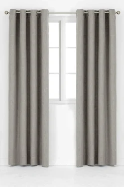 Outlet Mörkläggningsgardin enfärgad Ellen 2-pack Gardiner|Flerpack