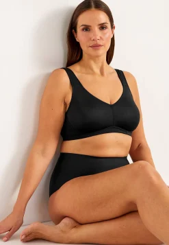 Sale Ovadderad soft-bh Ingrid 2-pack Basplagg|Plus Size
