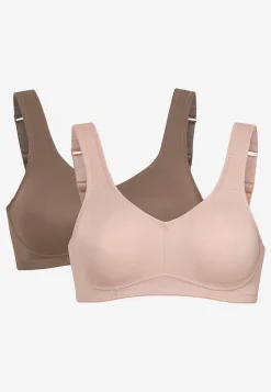 Sale Ovadderad soft-bh Ingrid 2-pack Basplagg|Plus Size