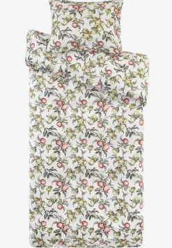 Discount Påslakanset med äpplen 150x210 cm Bäddtextilier
