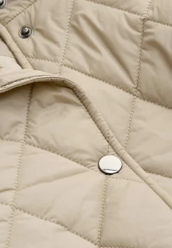 Online Quiltad jacka med tryckknappar Jackor & Kappor|Fritidskläder
