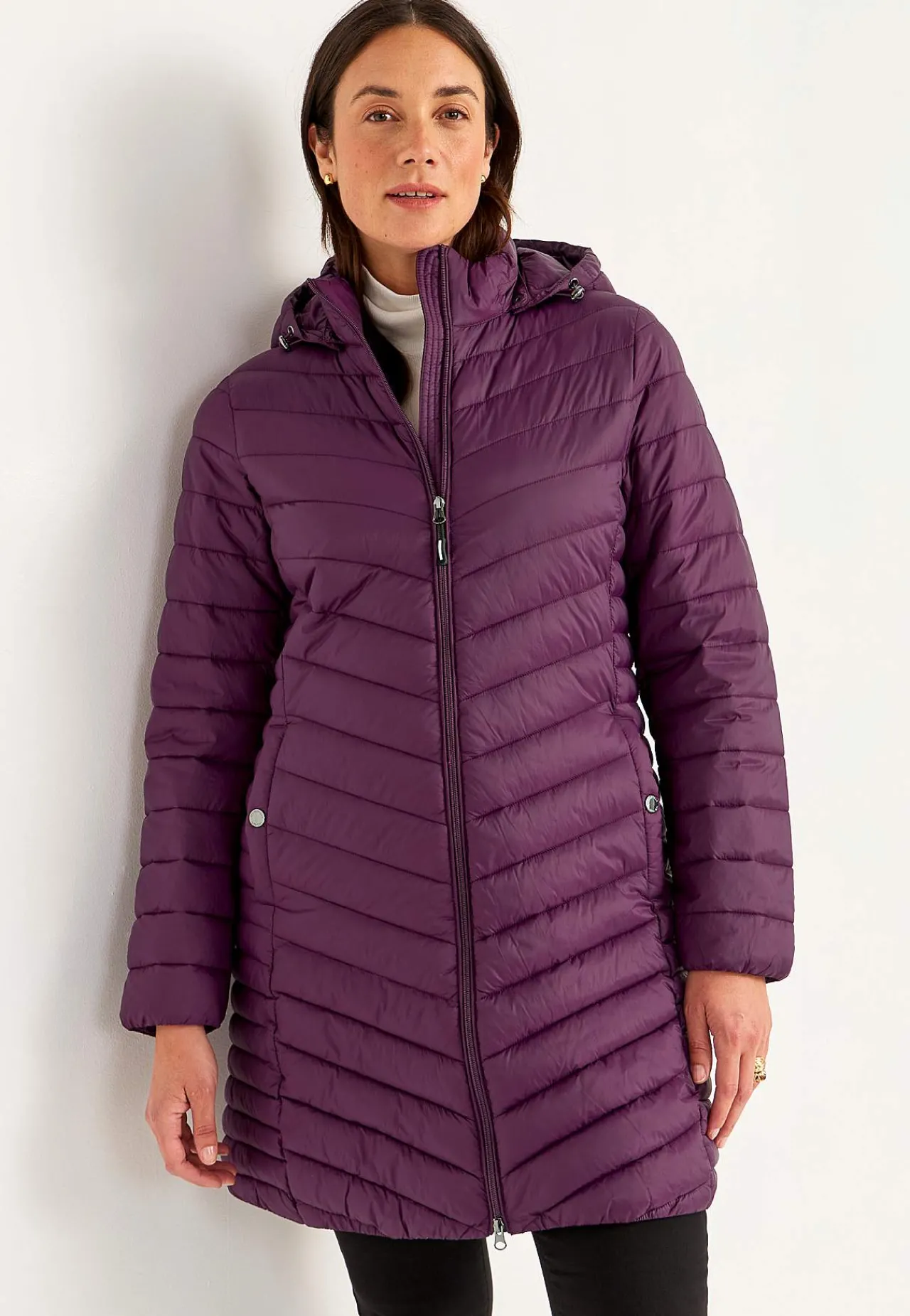 Quiltad lättviktsjacka Jackor & Kappor|Plus Size