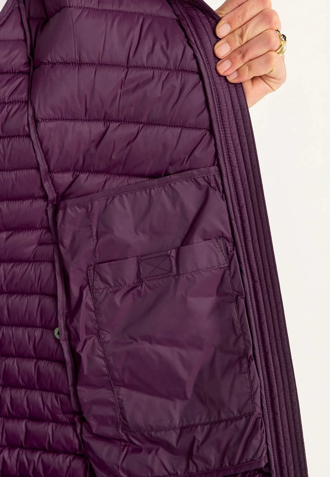 Quiltad lättviktsjacka Jackor & Kappor|Plus Size