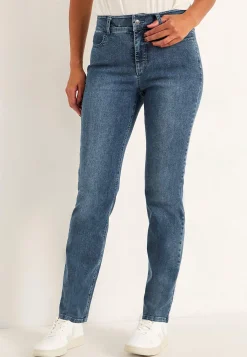 Sale Raka jeans i superstretchig denim Sara Byxor|Jeans