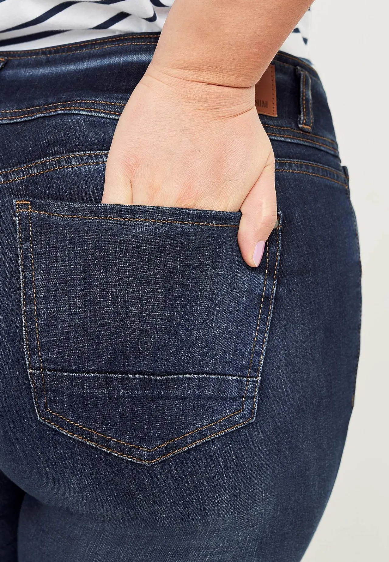Sale Raka jeans med hög midja Byxor|Jeans