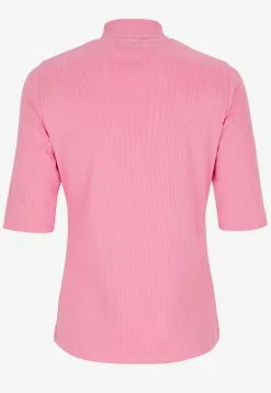 Discount Ribbad topp med polokrage Tröjor & Cardigans|Toppar & T-Shirts