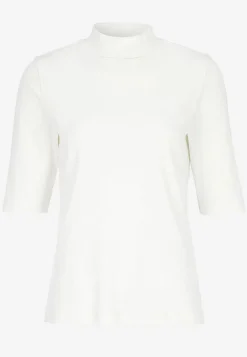 Discount Ribbad topp med polokrage Tröjor & Cardigans|Toppar & T-Shirts