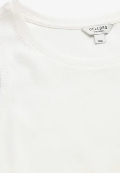 Discount Ribbat linne Toppar & T-Shirts|Basplagg