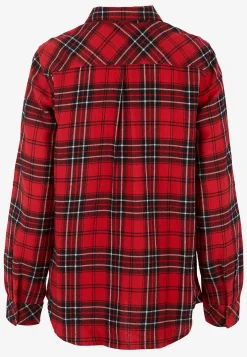 Online Rutig flanellskjorta Skjortor & Blusar|Plus Size