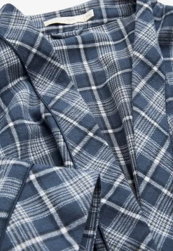 Online Rutig morgonrock i flanell Plus Size|Sov- & Myskläder