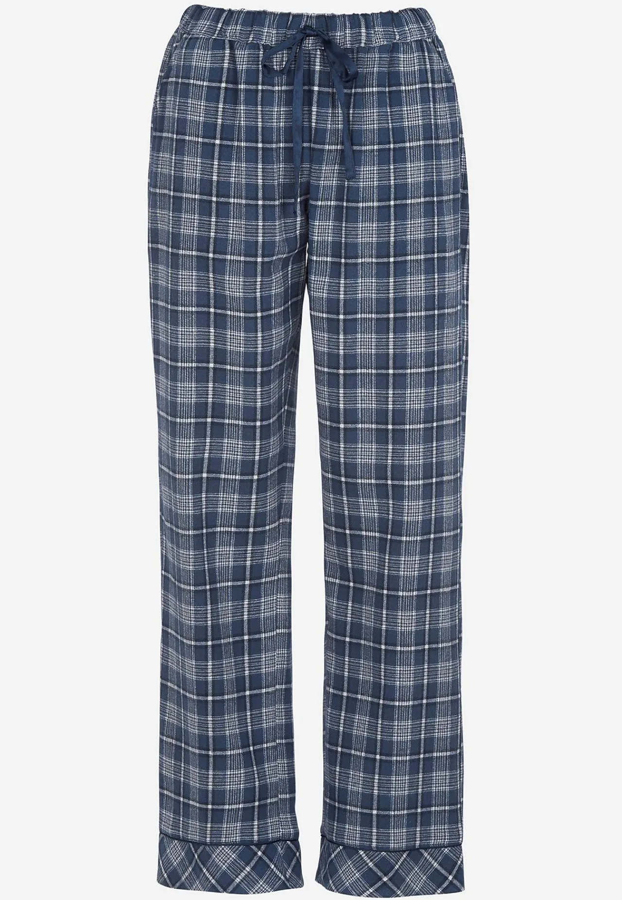 Online Rutig pyjamas i flanell Plus Size|Sov- & Myskläder
