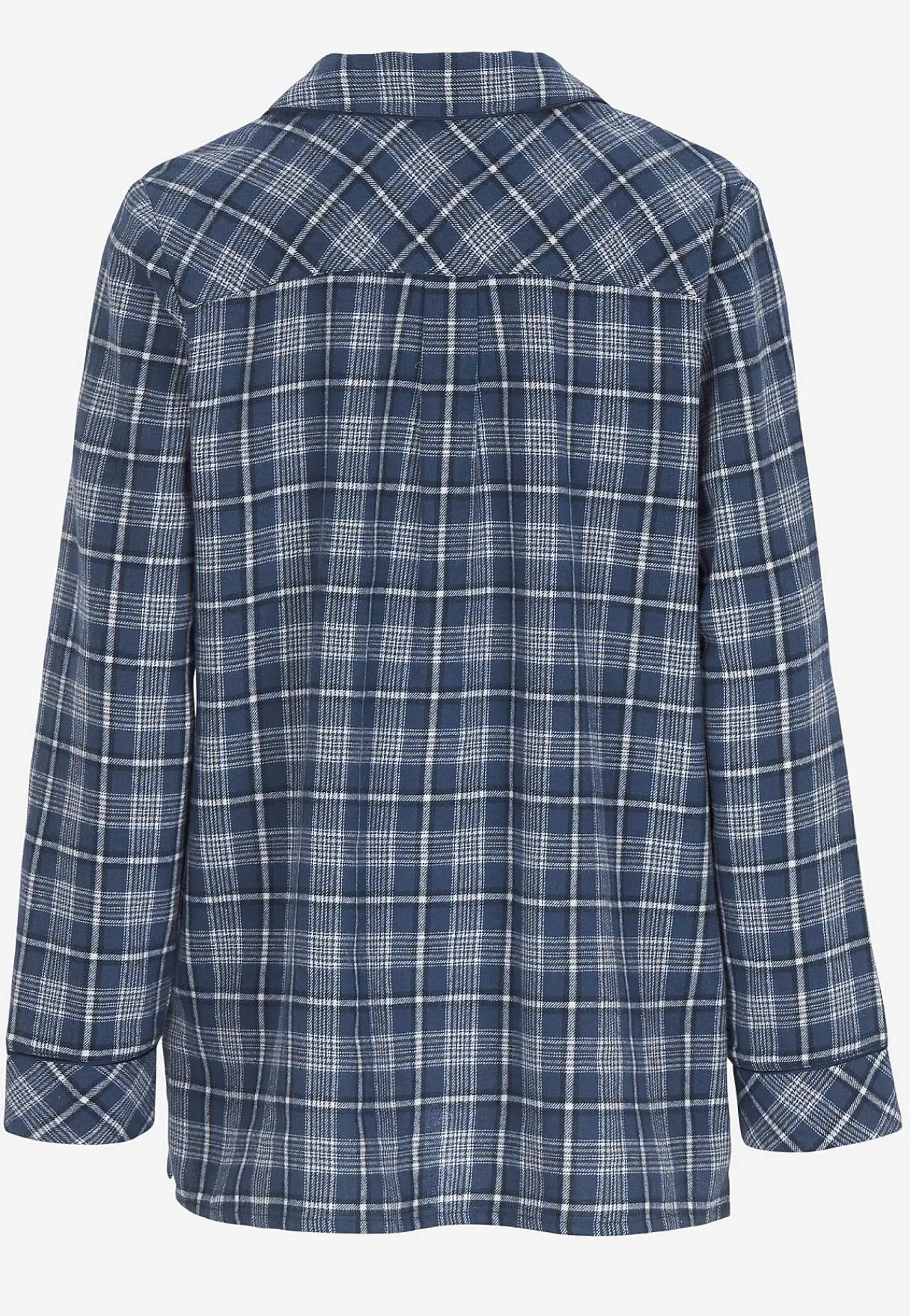 Online Rutig pyjamas i flanell Plus Size|Sov- & Myskläder