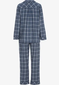 Online Rutig pyjamas i flanell Plus Size|Sov- & Myskläder