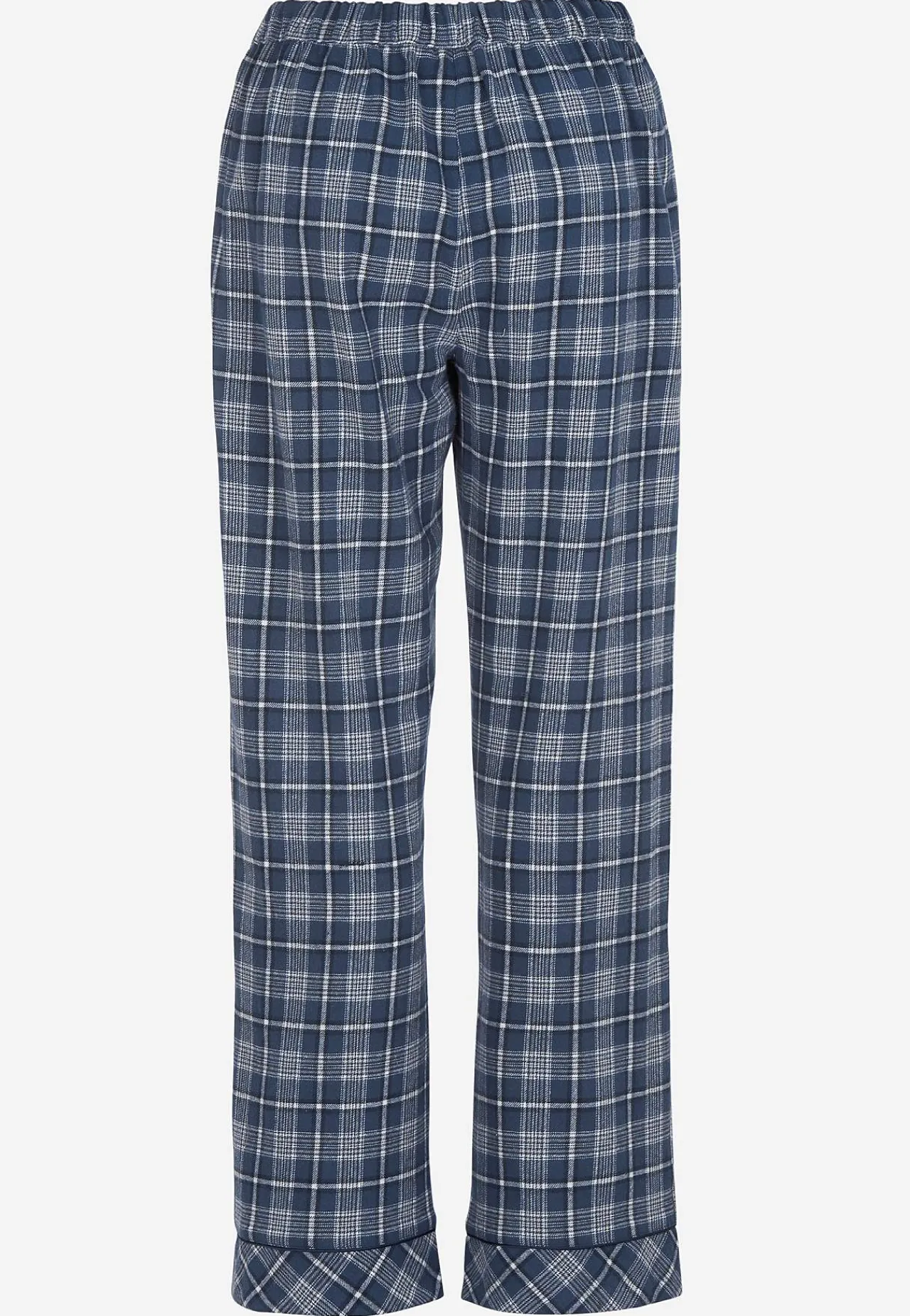 Online Rutig pyjamas i flanell Plus Size|Sov- & Myskläder