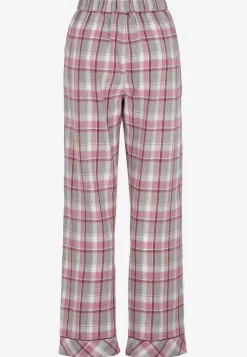 Clearance Rutig pyjamas i flanell Plus Size|Sov- & Myskläder