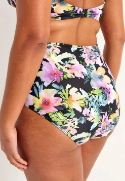 Sale Rynkad bikinitrosa med hög midja Badkläder|Plus Size